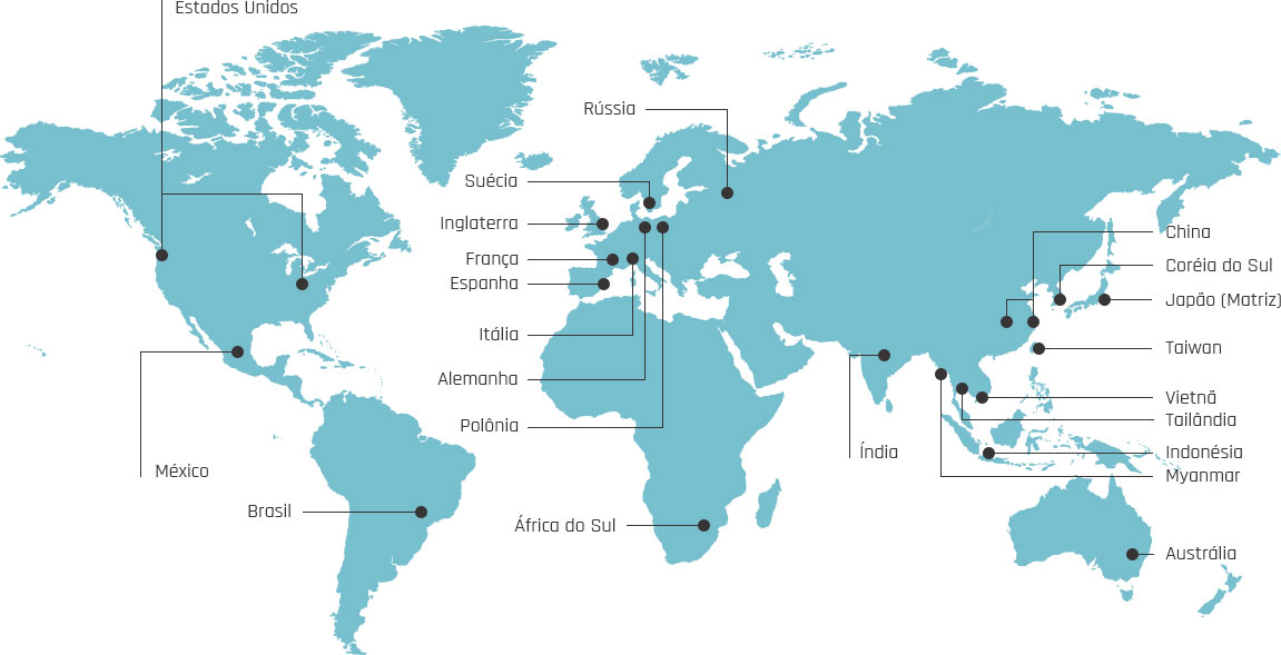 Imagem Mapa Global Network